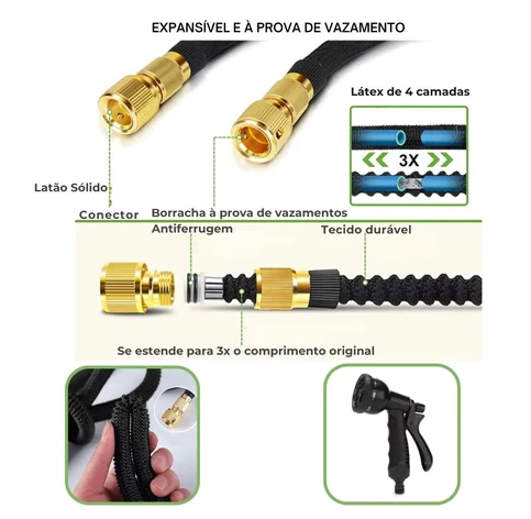 Mangueira Mágica Expansível PREMIUM